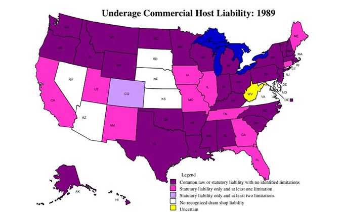 Underage Commercial Host Liability 1989